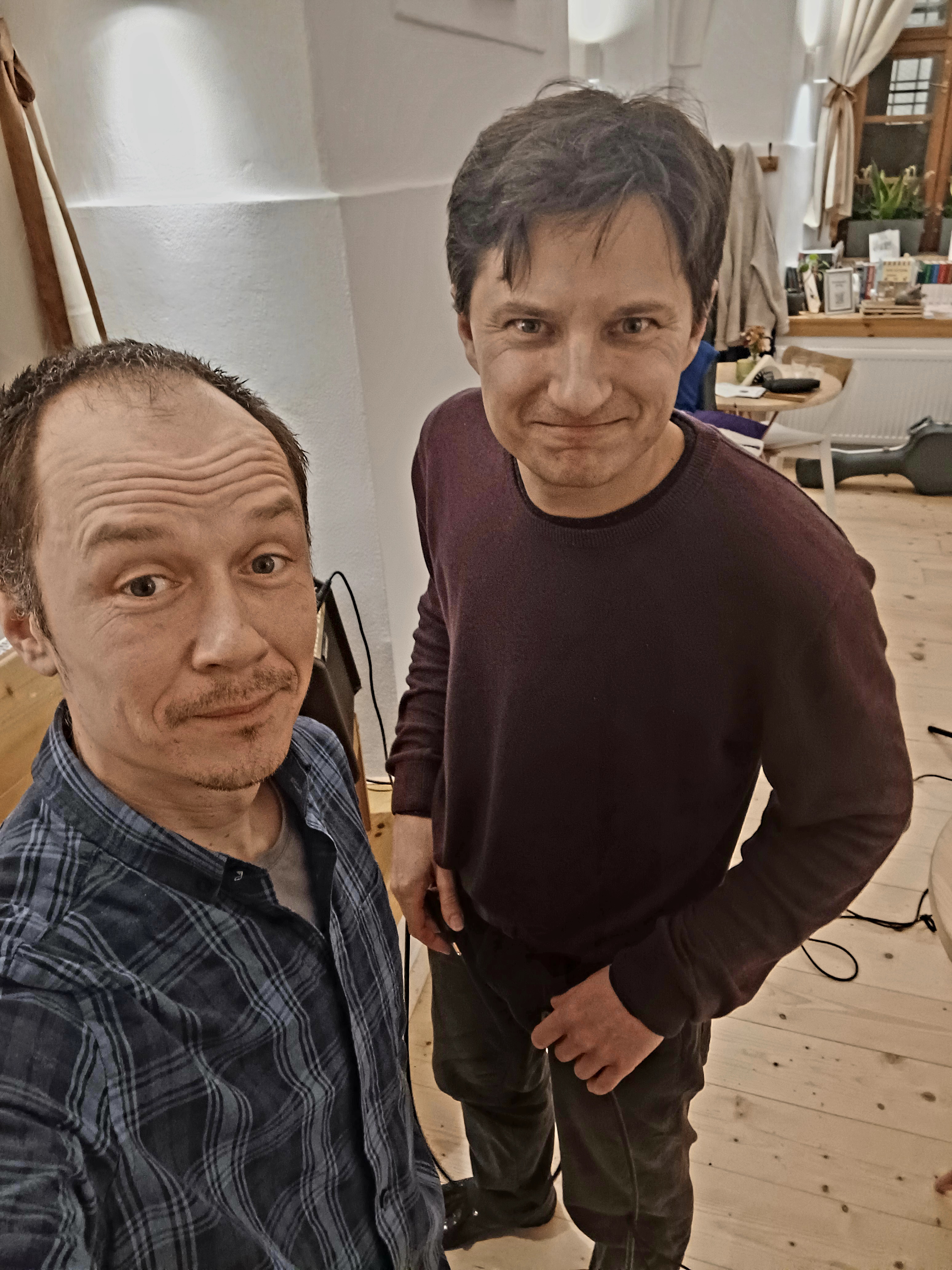 S Janem Řepkou ve Schované kavárně