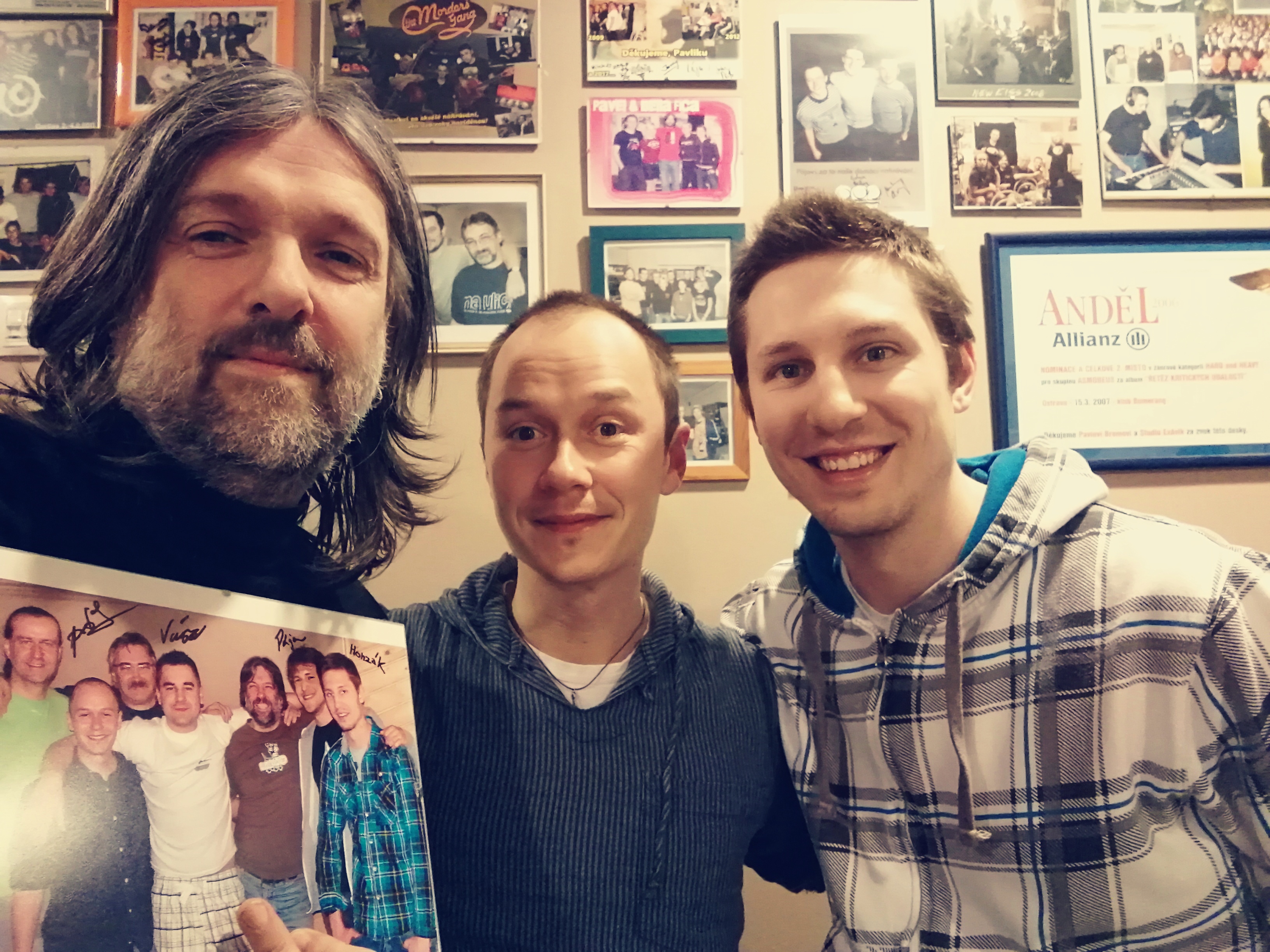 Exavik s Pavlem Bromem a Janem Toušem (Selfish Son)